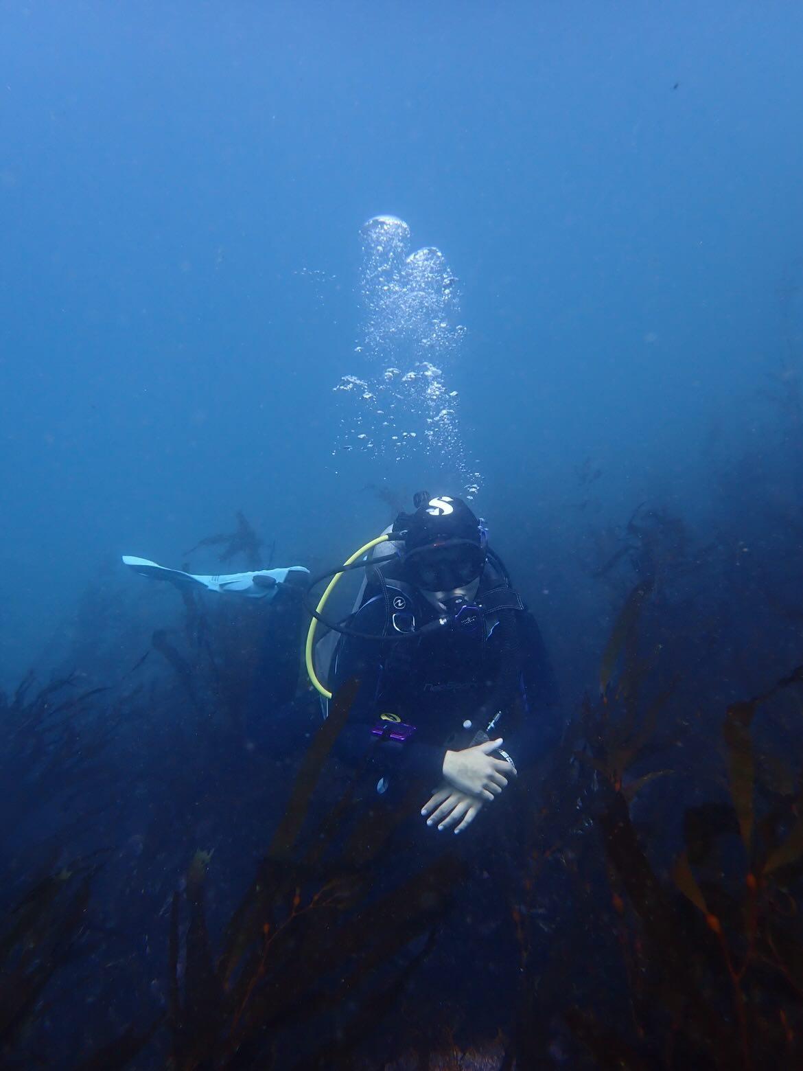 Paula, coordinadora y Divemaster